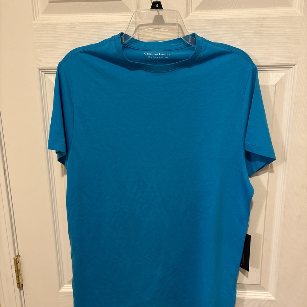 Christian Lacroix Vibrant Blue Short Sleeve Tee